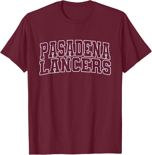 Pasadena City College Lancers Apparel Sports Fan T-Shirt - T-Shirt | Maroon