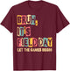 Bruh Its Field Day Let The Games Begin Teacher Boy Girl Kid T-Shirt - T-Shirt | Maroon