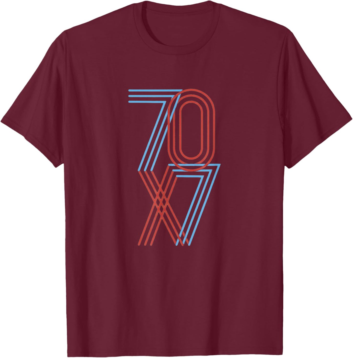 Seventy Times Seven Jesus Forgiveness 70x7 Christian T-Shirt - T-Shirt | Maroon