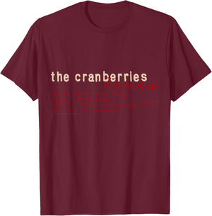 Official Cranberries Zombie Lyrics Alternative Rock Band T-Shirt - T-Shirt | Maroon