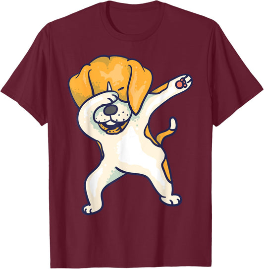 Cool Beagle Art Women Beagle Dog Beagle Lovers T-Shirt - T-Shirt | Maroon