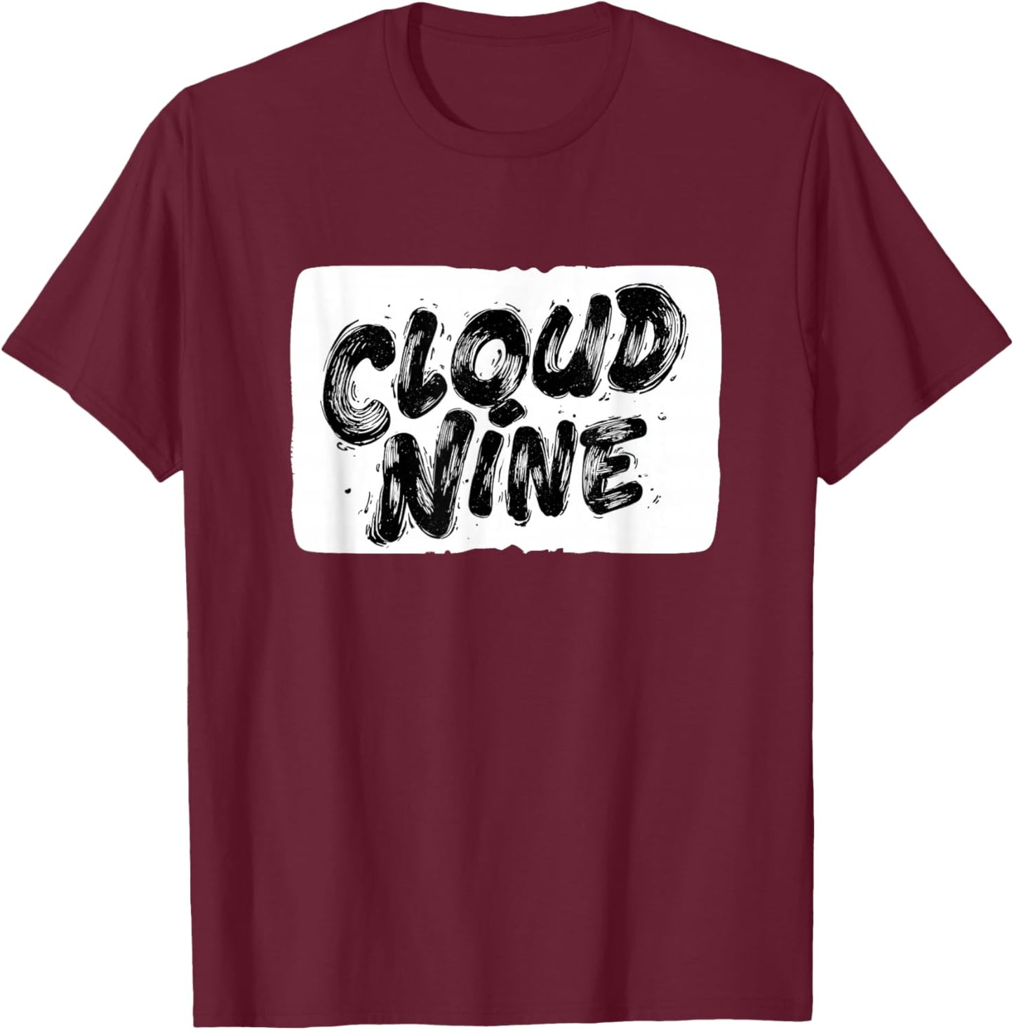 Funny Cloud Nine Look for Love Logo Lovers T-Shirt - T-Shirt | Maroon