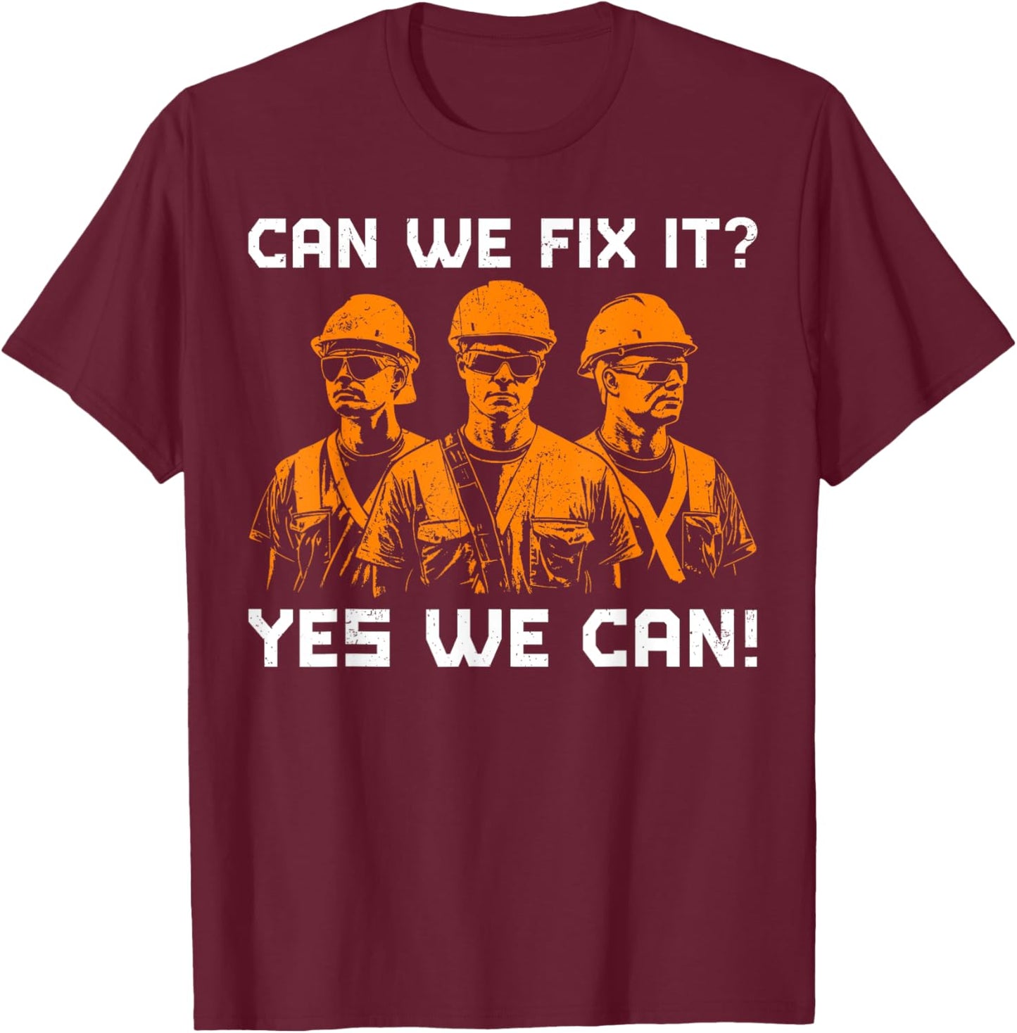 Bob Builder Gifts I Builder And Construction Worker Funny T-Shirt - T-Shirt | Maroon