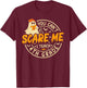 You Can't Scare Me I Teach 4th Grade Teacher Halloween Ghost T-Shirt - T-Shirt | Maroon