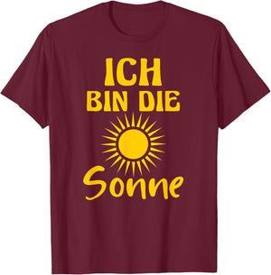 Sun Costume Sun Costume Funny I Am the Sun Funny T-Shirt - T-Shirt | Maroon