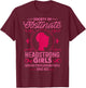 Jane Austen - Society Of Obstinate Headstrong Girls -Adult - Black - Small - Short Sleeve - Cotton Blend - Jane Austen Literary T-Shirt - T-Shirt | Maroon