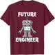 Future Engineer Robotics Robot Costume For Adults Kids T-Shirt - T-Shirt | Maroon