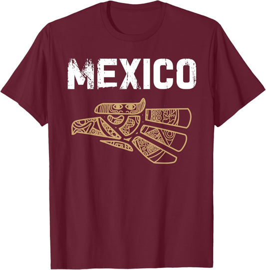 México Mexico Cinco De Mayo Futbol Pride Mexican T-Shirt - T-Shirt | Maroon