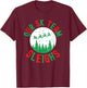 Our 5k team Sleighs funny Christmas humor running race T-Shirt - T-Shirt | Maroon
