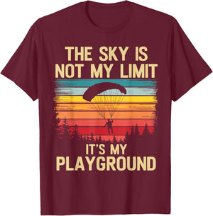 Funny Skydiving Men Women Skydive Parachute Sky Diver Lover T-Shirt - T-Shirt | Maroon