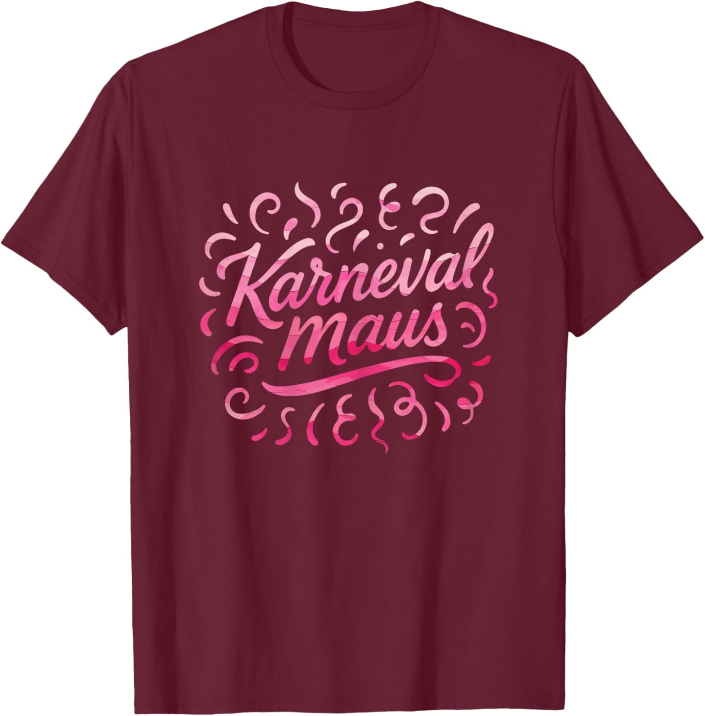 Carnival Mouse Carnival Party Outfit Carnival Fancy Dress T-Shirt - T-Shirt | Maroon