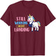 Still Working On My Landing - Broken Arm Shoulder Injury T-Shirt - T-Shirt | Maroon