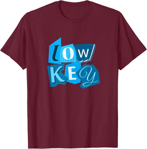 Blue Color Low Key Blue Graphic T-Shirt - T-Shirt | Maroon