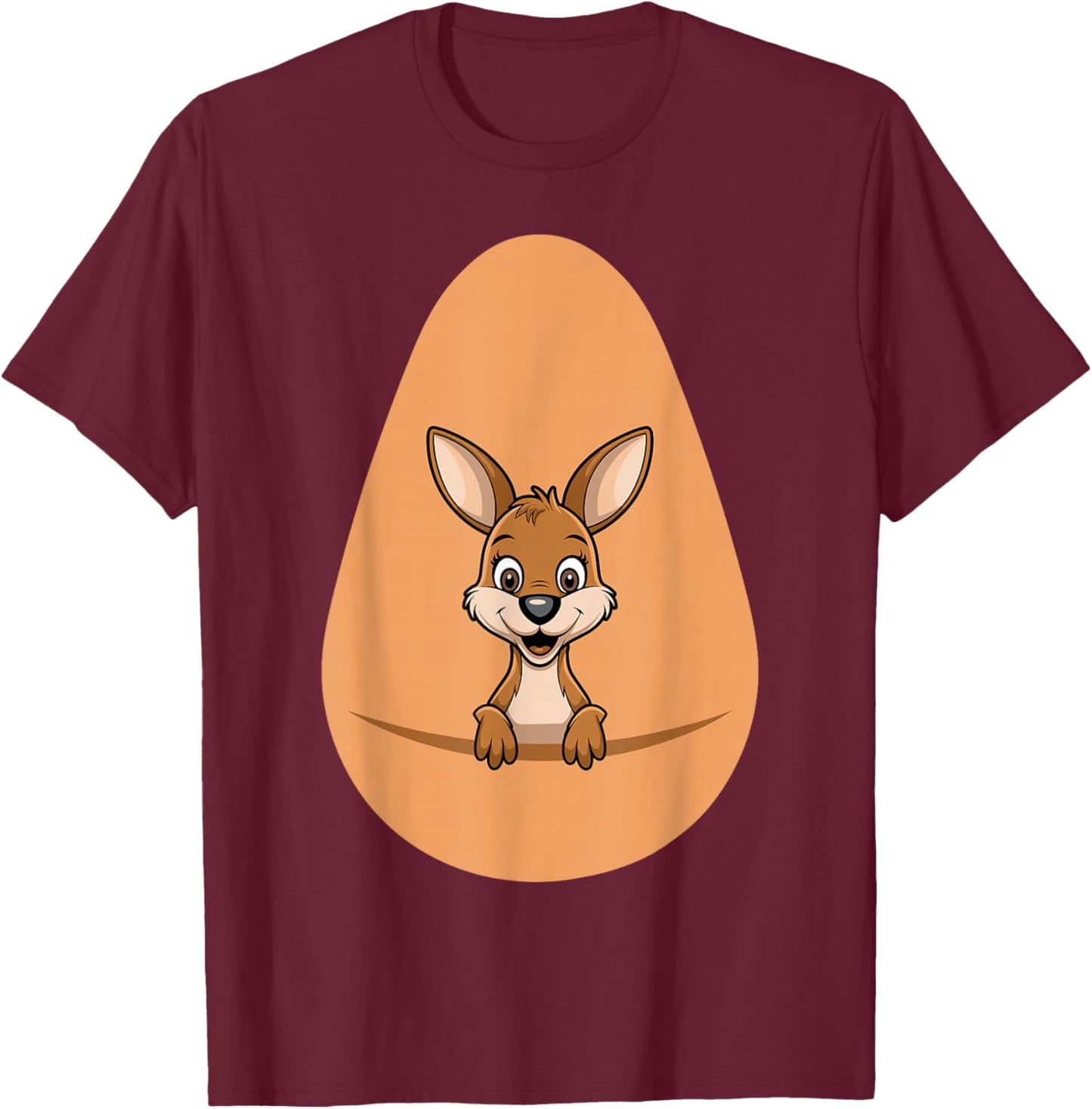 Cute Kangaroo Pouch Halloween Costumes Group Family T-Shirt - T-Shirt | Maroon