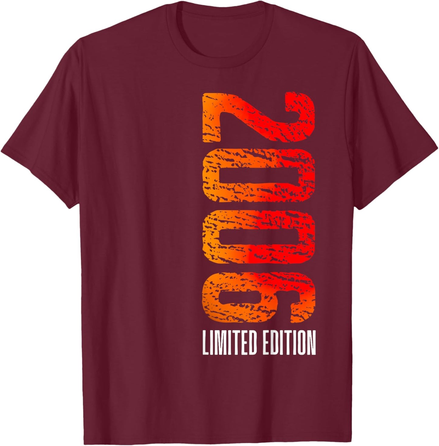 20 Years Man Woman 2006 Birthday 20 Years Limited Edition T-Shirt - T-Shirt | Maroon