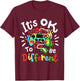 Autism Awareness Gamer T-Shirt - T-Shirt | Maroon