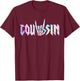 Cousin Of The Bad Two the Bone Birthday 2 Years Old Birthday T-Shirt - T-Shirt | Maroon