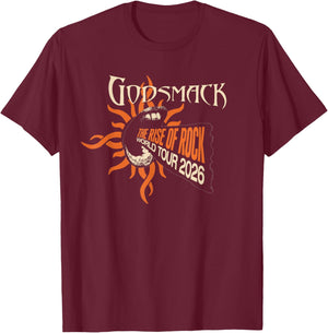 Godsmack The Rise of Rock ITIN T-Shirt - T-Shirt | Maroon