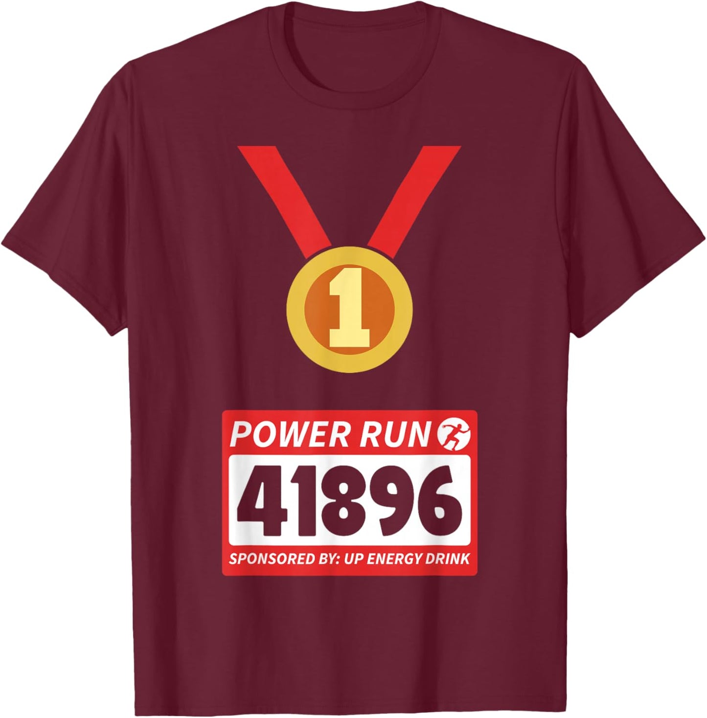 Running Runner Half Marathon Halloween Costume T-Shirt - T-Shirt | Maroon