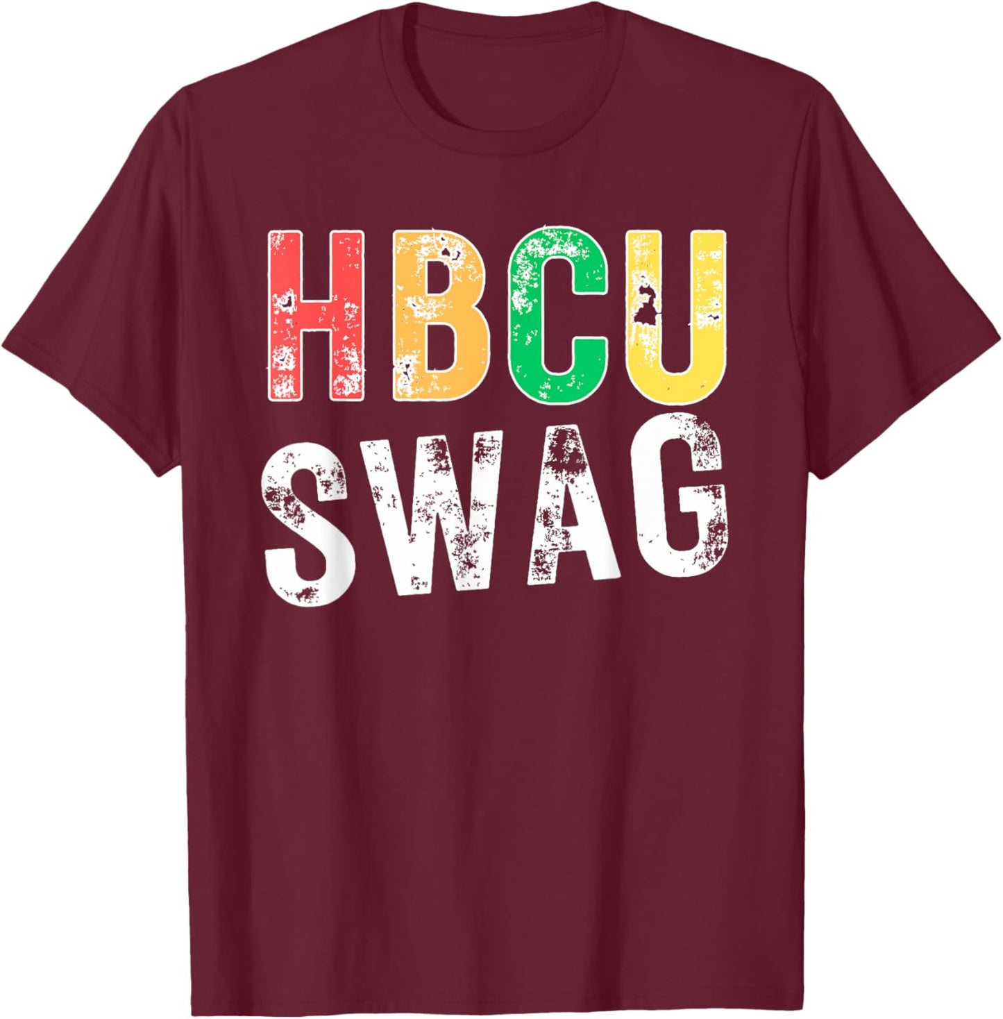Historical Black College HBCU Swag Student Graduate Alumni T-Shirt - T-Shirt | Maroon