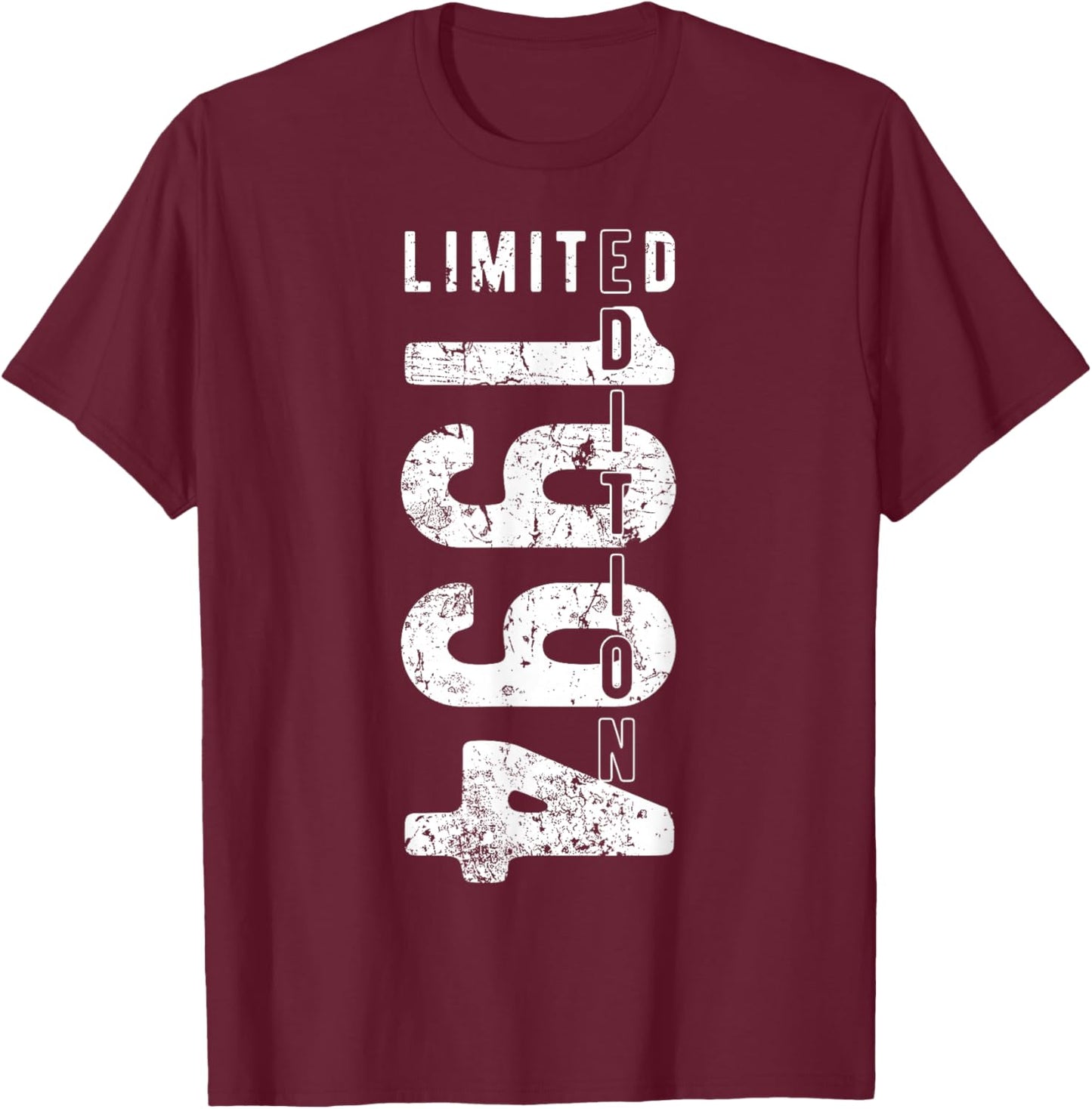 Vintage 1994 Limited Edition Birthday Grunge Birthyear 1994 T-Shirt - T-Shirt | Maroon