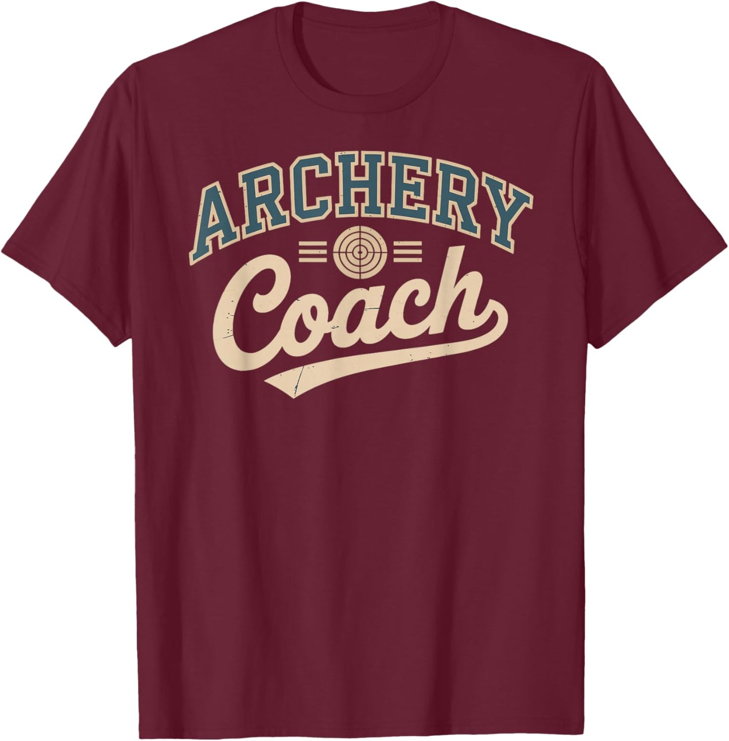Archery Coach T-Shirt - T-Shirt | Maroon