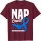 Idiopathic Hypersomnia Awareness Nap Queen T-Shirt - T-Shirt | Maroon
