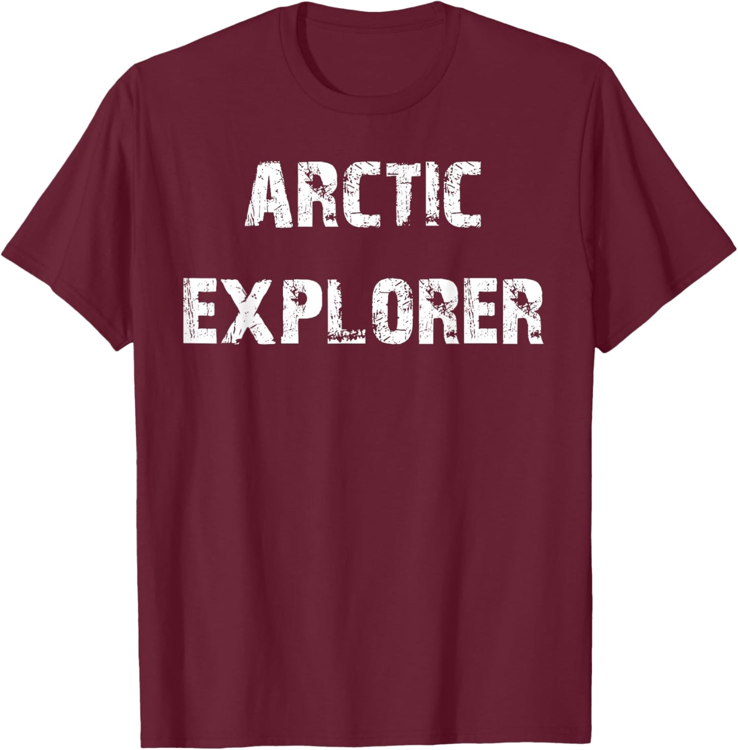 Arctic Explorer Polar Exploration T-Shirt - T-Shirt | Maroon