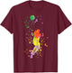 Hammer Thrower Colorsplash Kids Hammer Throw T-Shirt - T-Shirt | Maroon