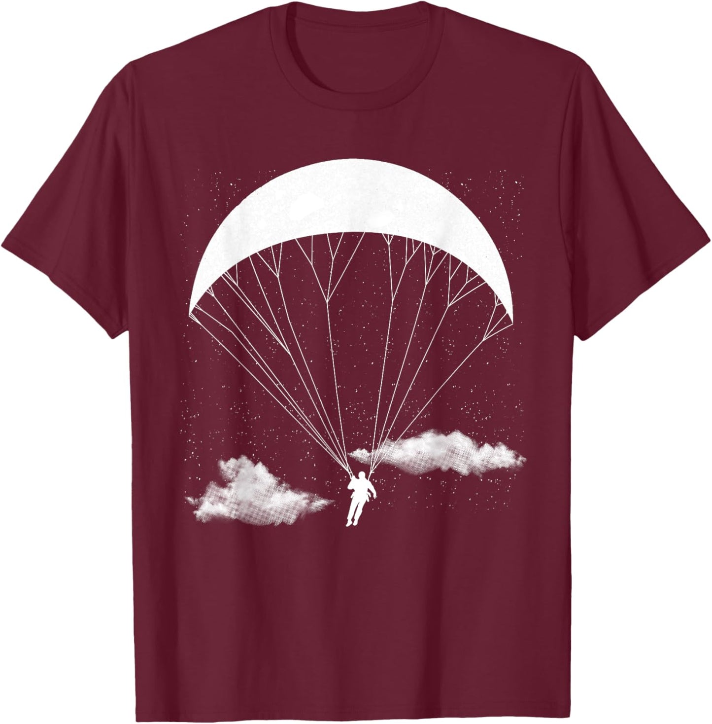 Paragliding Art Women Paraglide Paramotor Paraglider T-Shirt - T-Shirt | Maroon