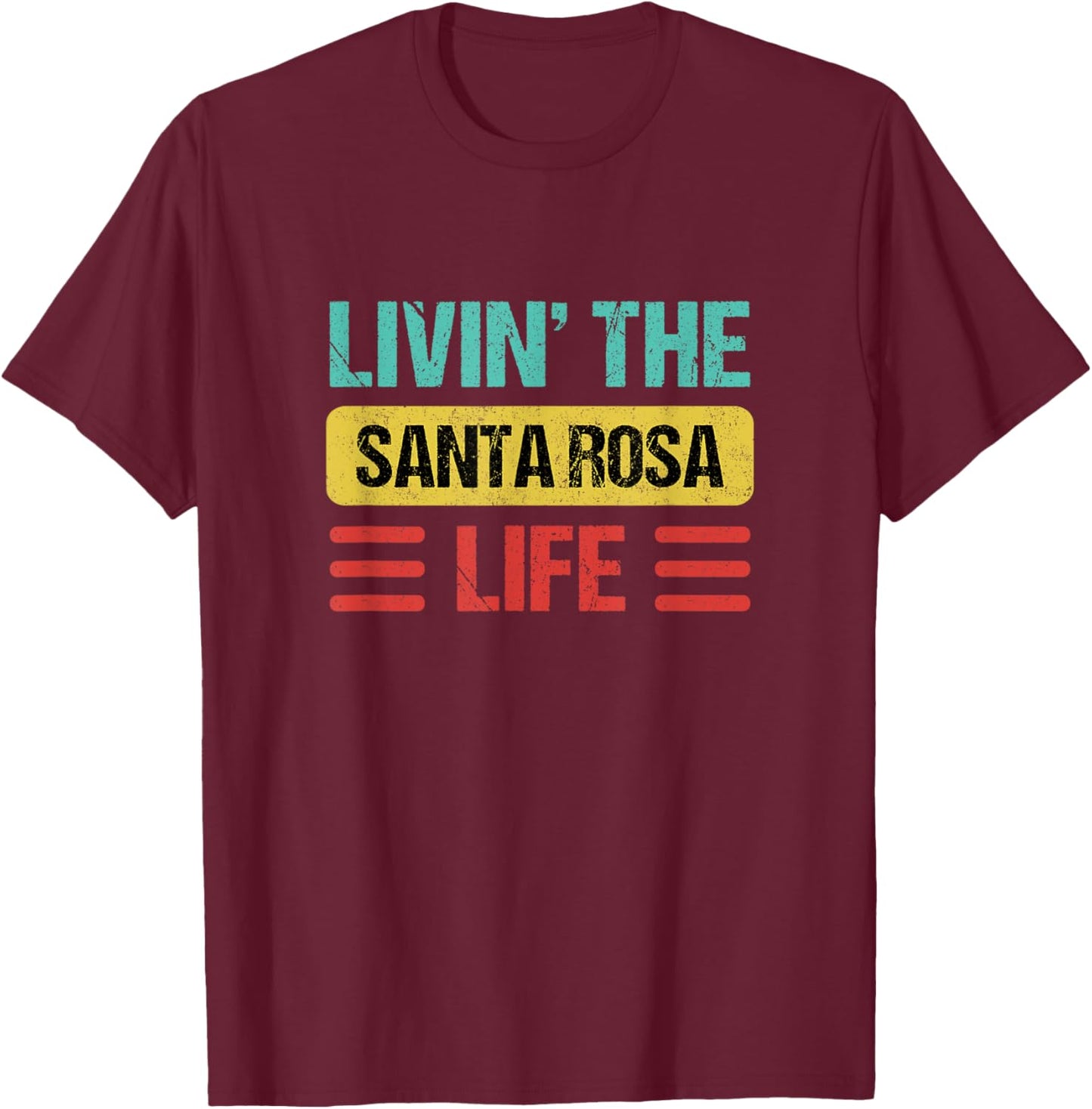 Santa Rosa T-Shirt - T-Shirt | Maroon