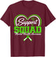 Mental Health Awareness Green Ribbon in May We Wear Green T-Shirt - T-Shirt | Maroon
