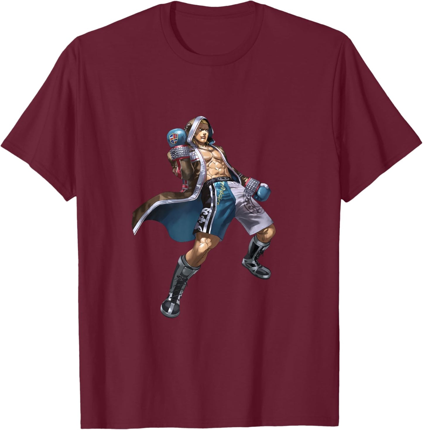Tekken7 Steve Fox 003 T-Shirt - T-Shirt | Maroon