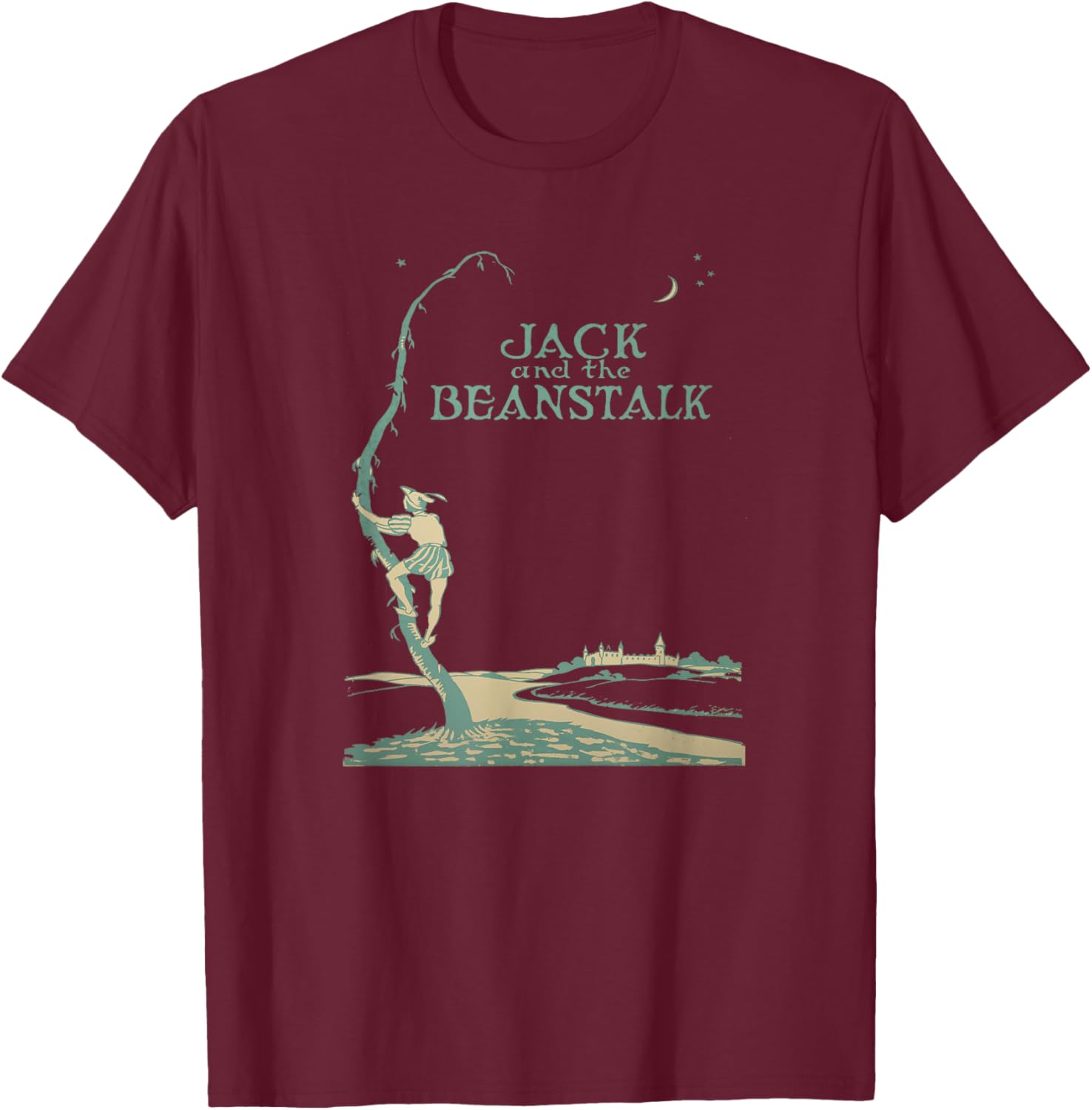 Jack and The Beanstalk T-Shirt - T-Shirt | Maroon