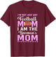 Funny Not Just Any Football Mom Football Lineman's Mom T-Shirt - T-Shirt | Maroon