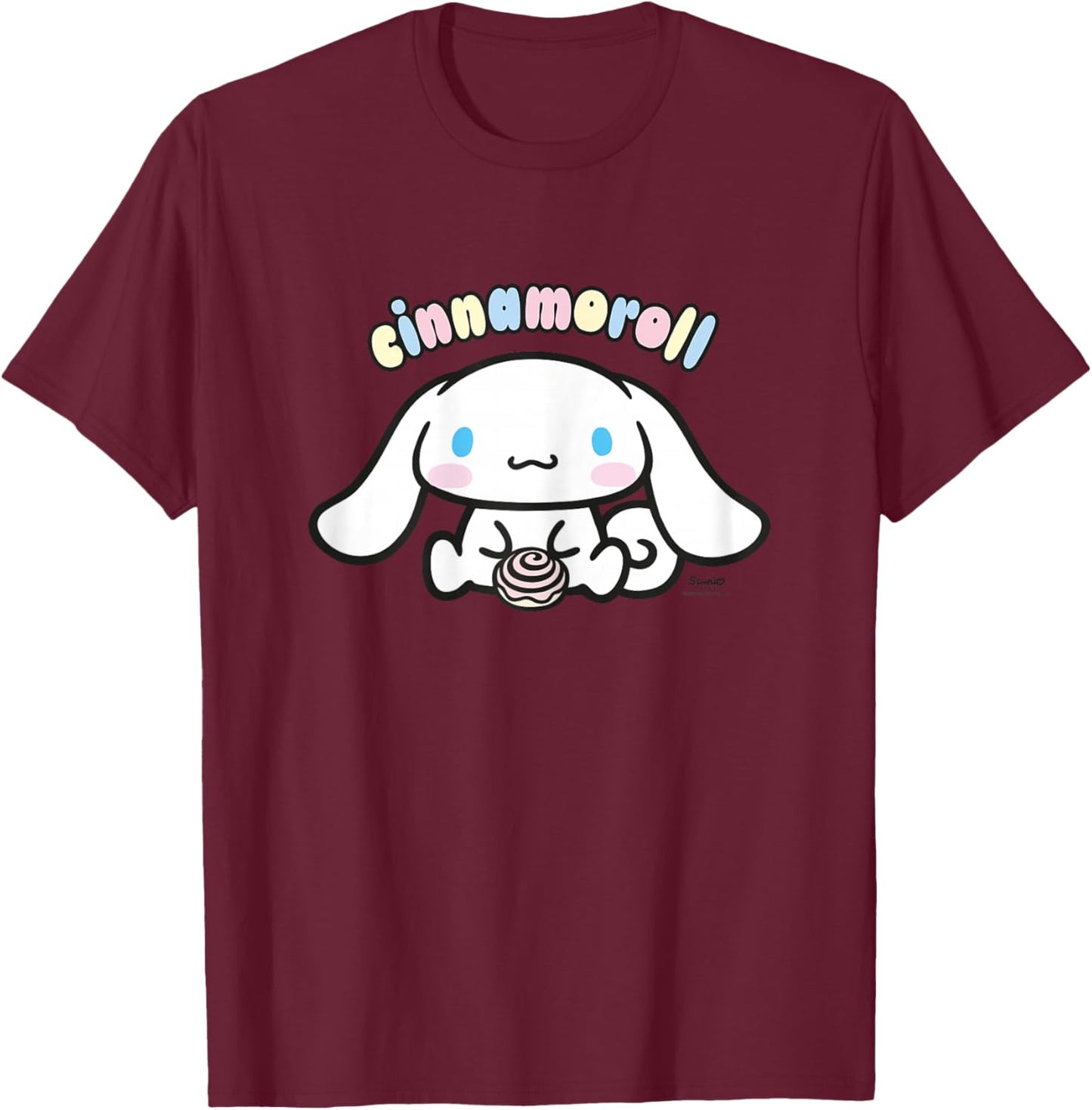 Hello Kitty - Cute Cinnamoroll T-Shirt - T-Shirt | Maroon