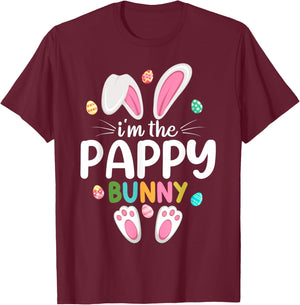 I'm The Pappy Bunny Matching Family Easter T-Shirt - T-Shirt | Maroon