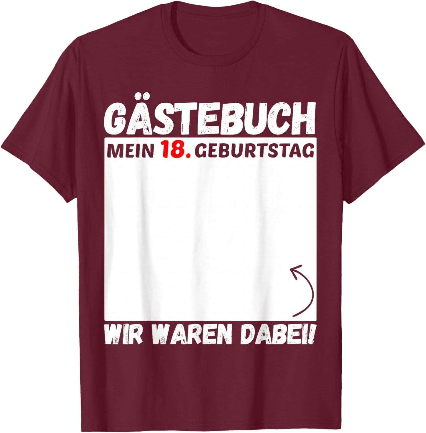 18th Birthday Girl Boy 18 Years 2008 Funny Gift T-Shirt - T-Shirt | Maroon