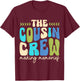 Cousin Crew 2026 Making Memories Family Vacation Camp Kids T-Shirt - T-Shirt | Maroon