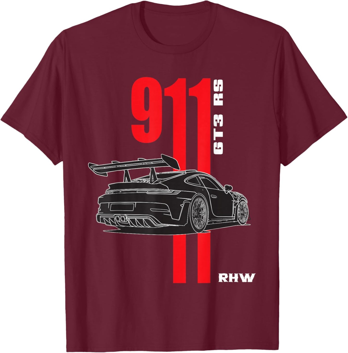 Racing Season I Still Play with 911 GT3 RS Racecar Meme Coin T-Shirt - T-Shirt | Maroon