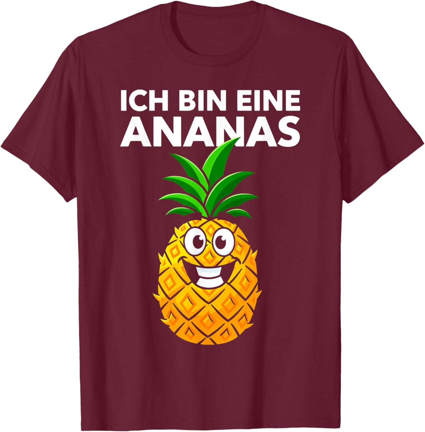 Pineapple Costume Pineapple Costume Men Women Children Fruit Costume T-Shirt - T-Shirt | Maroon