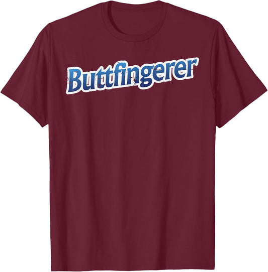 Buttfingerer Vintage Funny Saying Adult Humor Meme Men Women T-Shirt - T-Shirt | Maroon