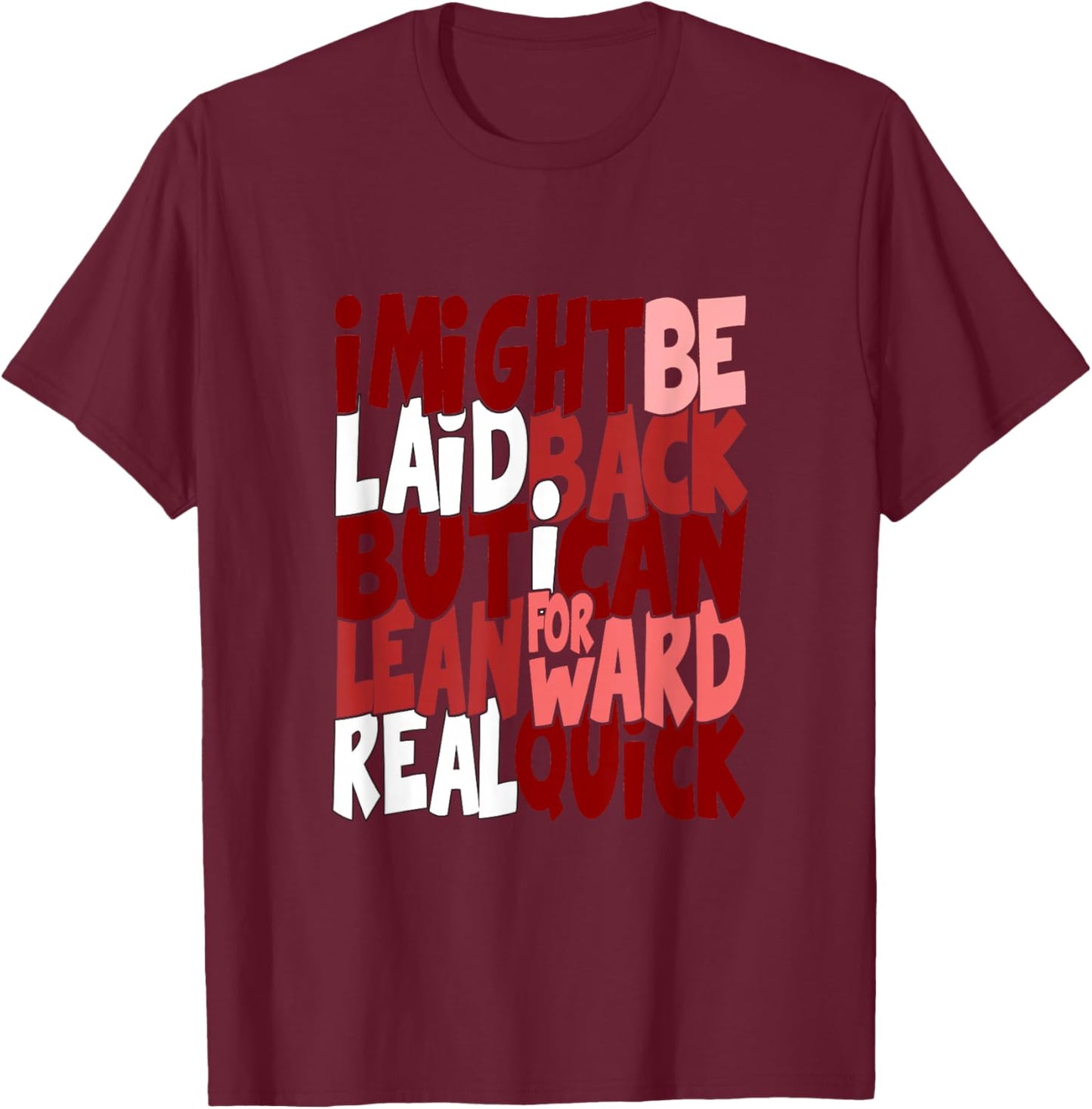 Maroon Red Burgundy Color Real Quick Red Burgundy Graphic T-Shirt - T-Shirt | Maroon