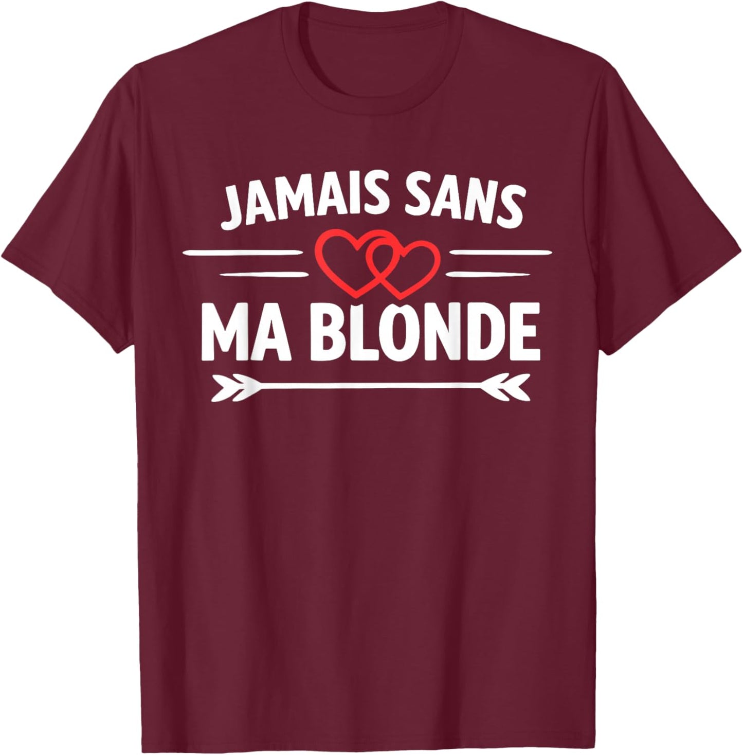 Couple Man Valentine's Day Humor T-Shirt - T-Shirt | Maroon