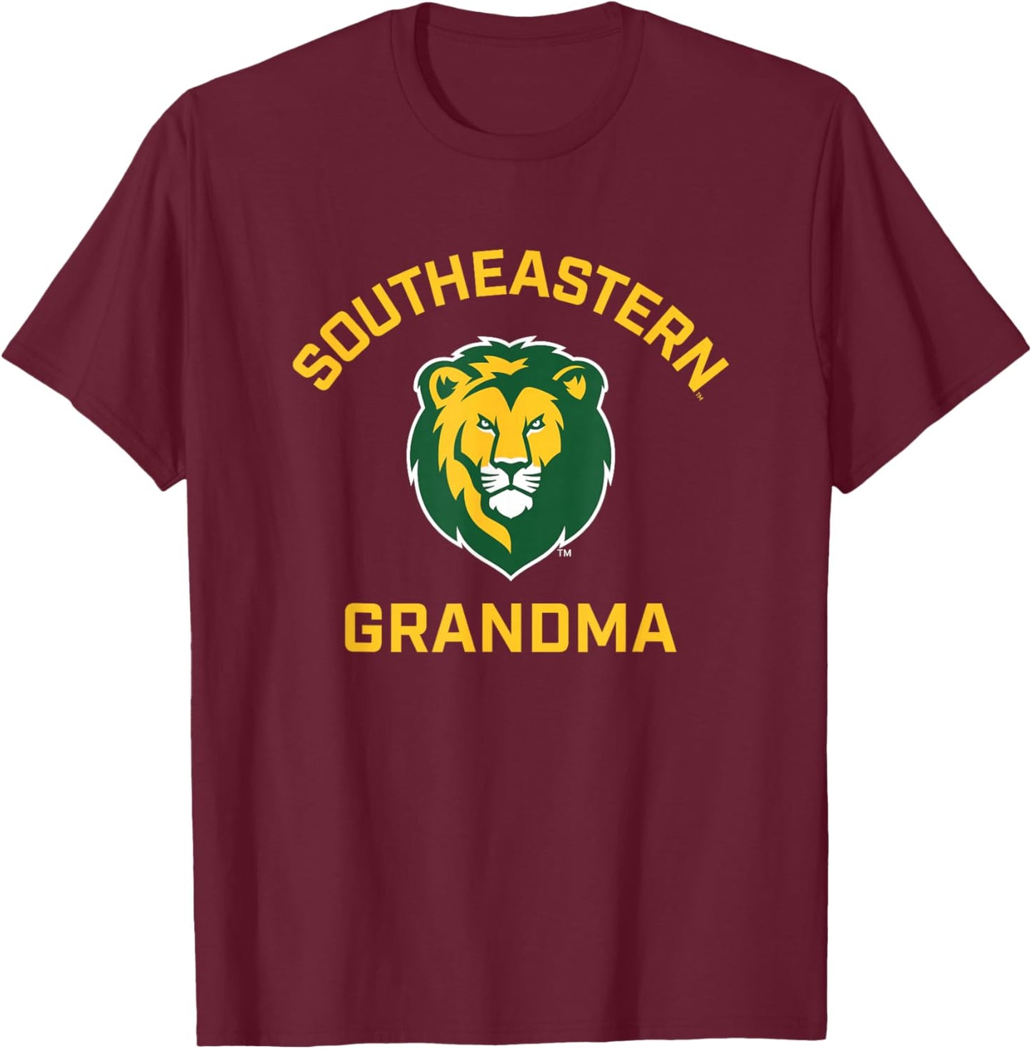 Southeastern Louisiana University Lions Arched Grandma T-Shirt - T-Shirt | Maroon