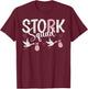 Valentines Stork Squad L&D Mother Baby Unit NICU Nurse Squad T-Shirt - T-Shirt | Maroon