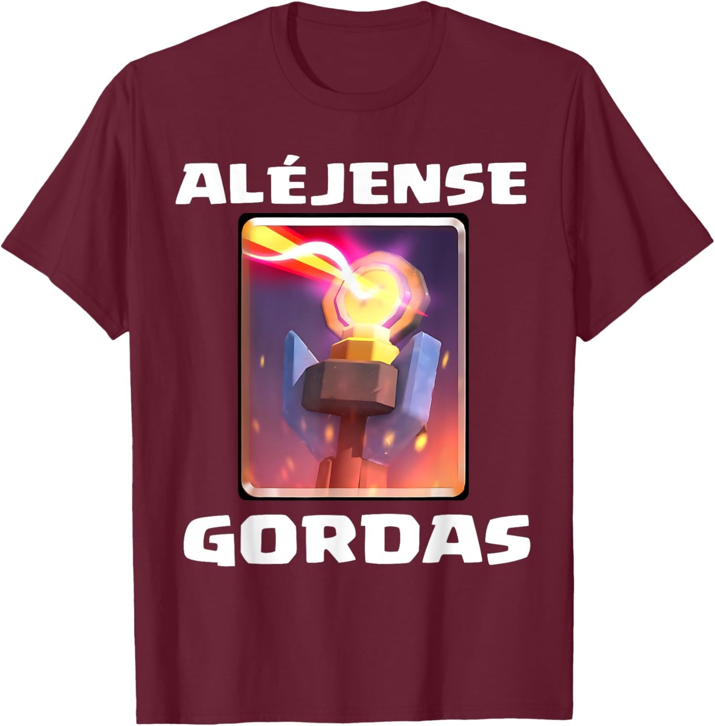 Alejense gordas playera T-Shirt - T-Shirt | Maroon