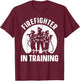 Unique Future Firefighter Art For Boys Men Kids Fire Fighter T-Shirt - T-Shirt | Maroon