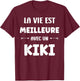 Quote Man Kiki Funny Funny First Name Humour with Kiki T-Shirt - T-Shirt | Maroon