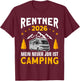 Camper Motorhome Retirement 2026 Camping Pensioner T-Shirt - T-Shirt | Maroon